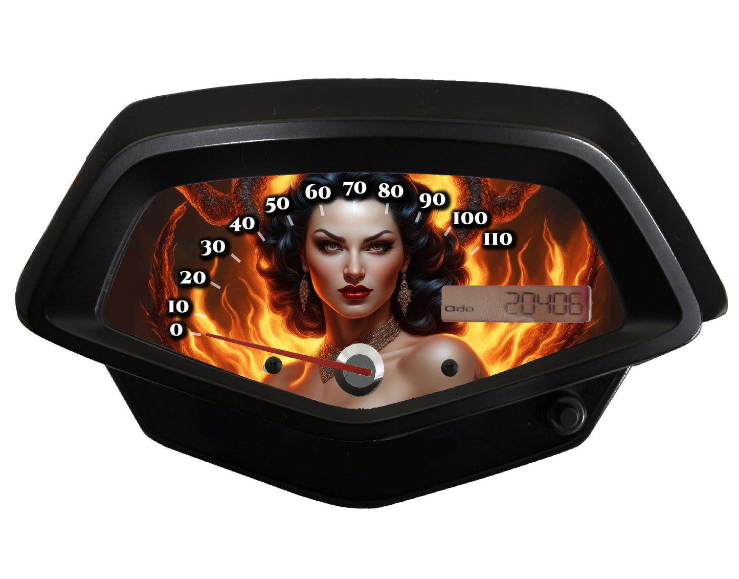 Honda Fury Faceplate Lady Fire