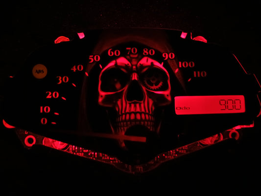 Honda Fury Faceplate Skull Steampunk Mechanical