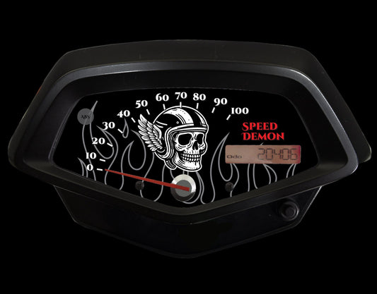 Honda Fury Faceplate Speed Demon with Flames