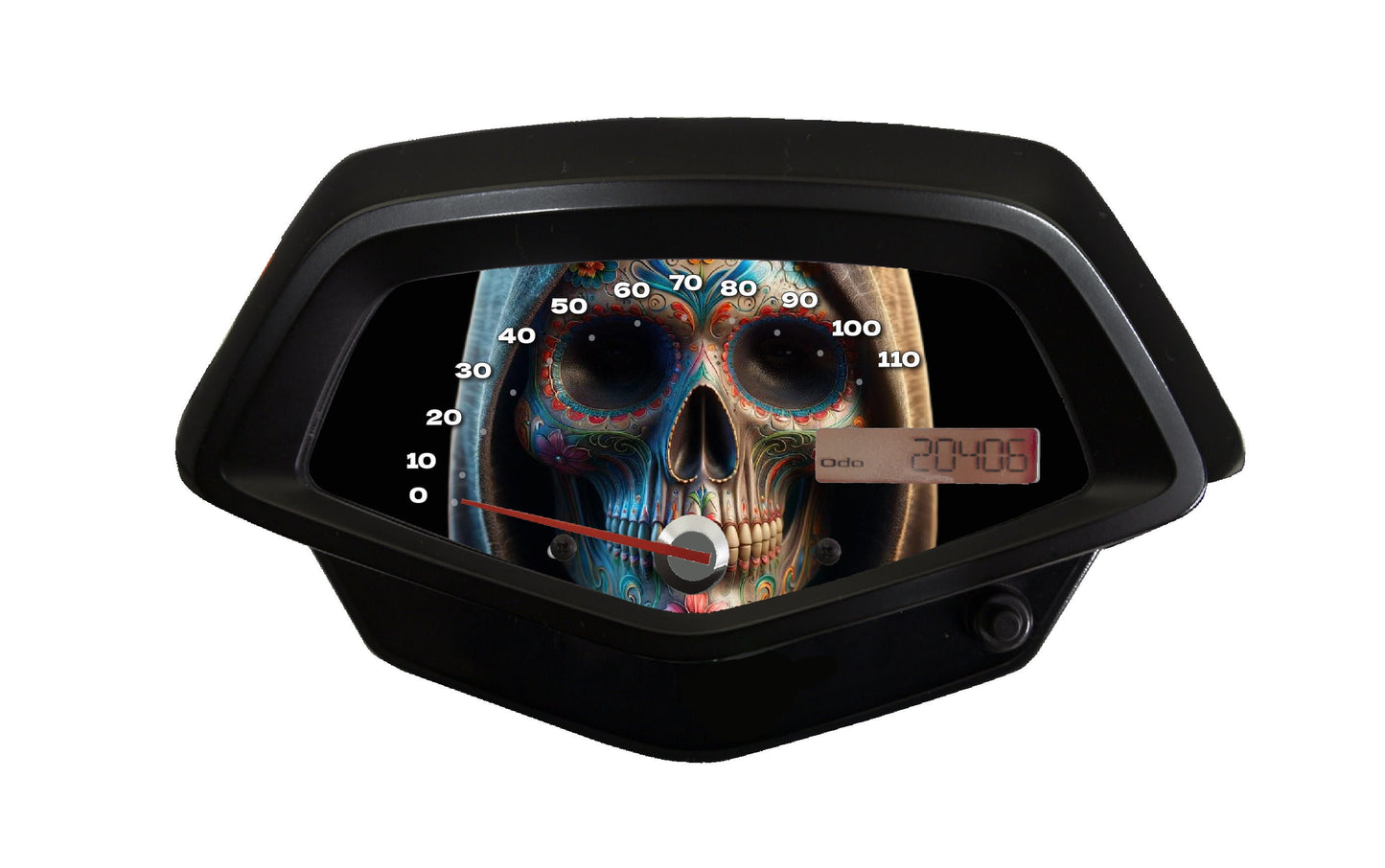 Sugar Skull Faceplate for Honda Fury vt1300cx Motorcycle