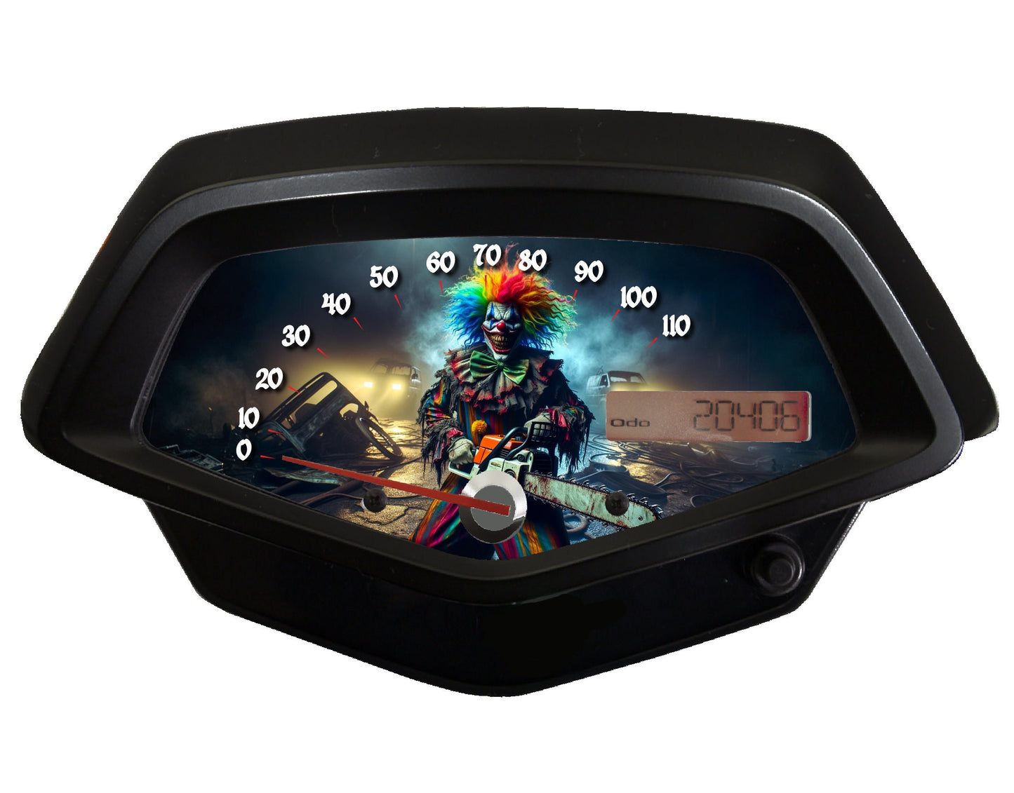 Twisted Metal Clown with Chainsaw Honda Fury Faceplate