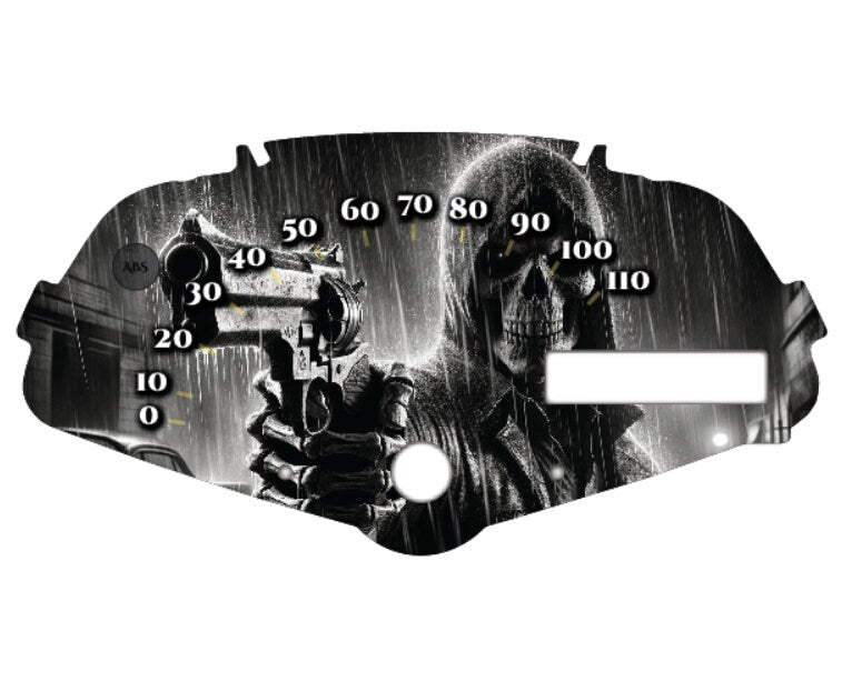 Honda Fury Faceplate Skull with 45cal