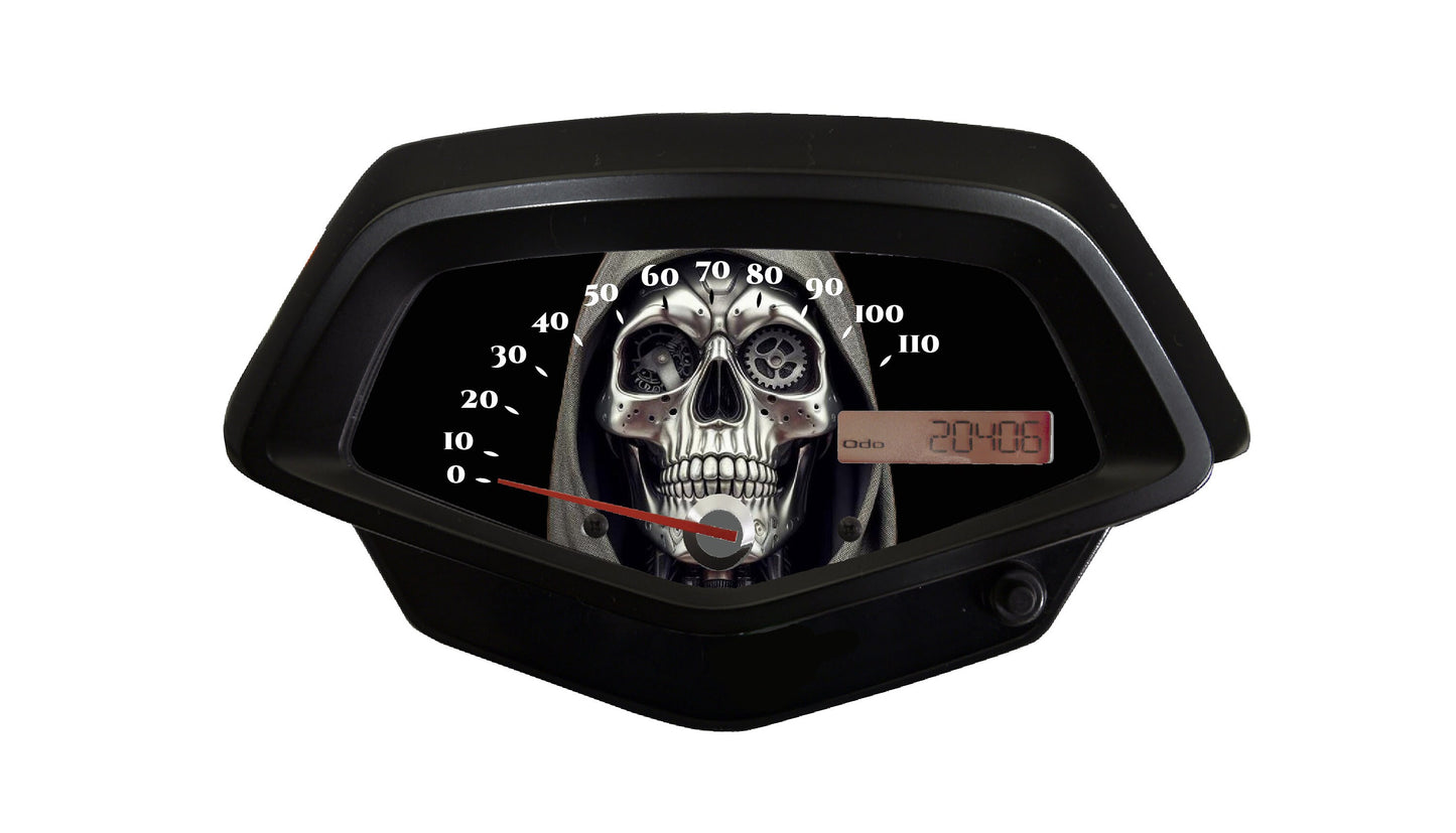 Honda Fury Faceplate Skull Steampunk Mechanical