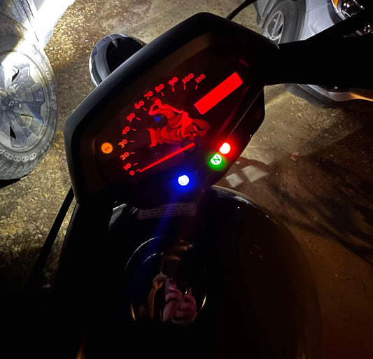 Adventure Green Honda Fury accessory Faceplate Bomber Girl 2024 & 2025 Military Theme for Speedometer Background