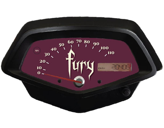 Honda Fury Accessory Burgundy/ Maroon/ Dark Red Faceplate for Speedometer Background VT1300