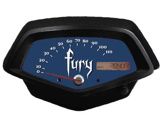 Honda Fury Accessory Dark Blue Faceplate for Speedometer Background VT1300