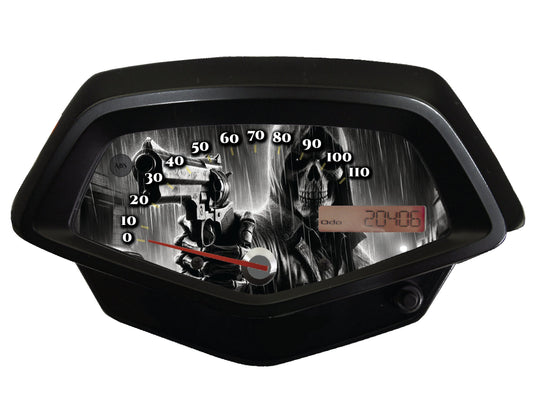 Honda Fury Faceplate Skull with 45cal