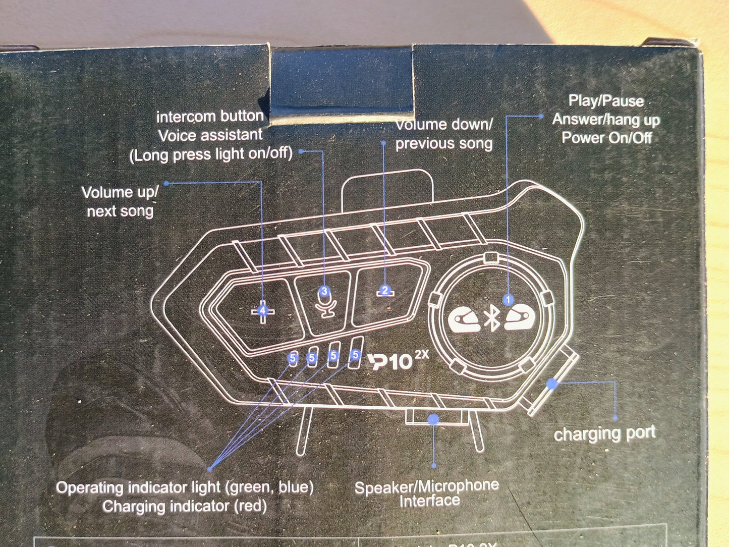 Wireless talk and share music headsets (Bluetooth)