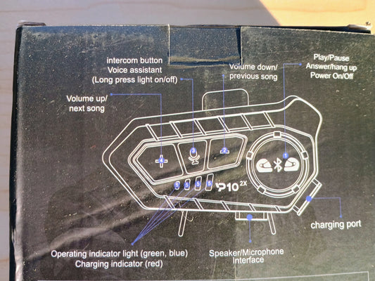 Wireless talk and share music headsets (Bluetooth)