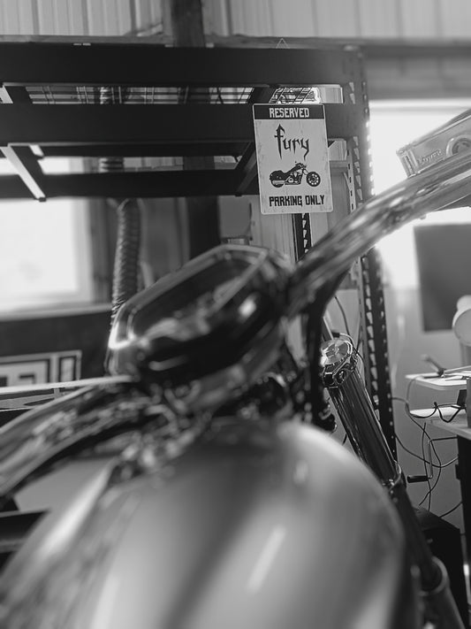 Fury Parking Only Sign