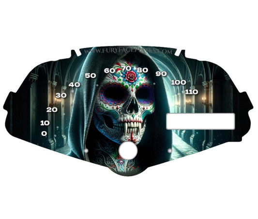 Vampire Lady Sugar Skull Honda Fury vt1300cx Faceplate