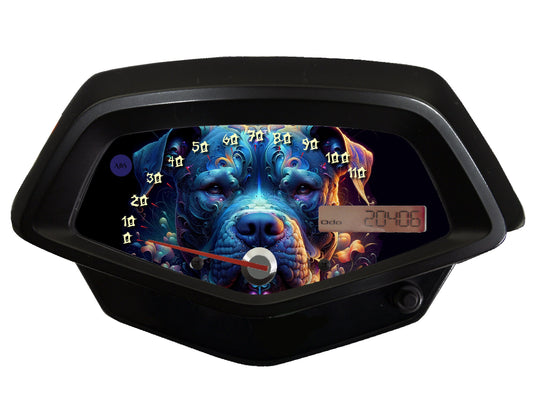 Pitbull Blue Faceplate for the Honda Fury
