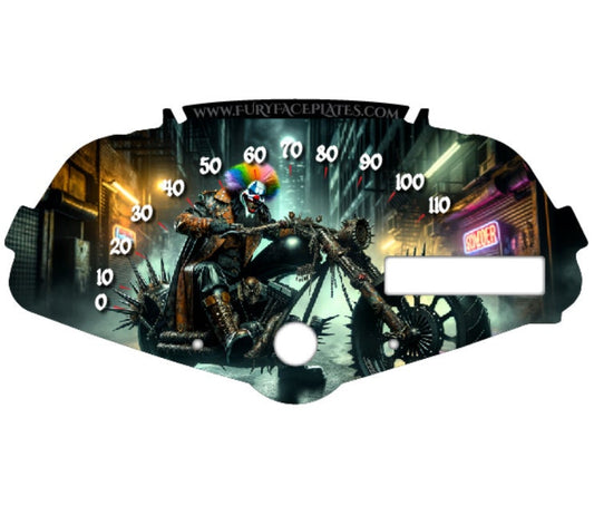 Clown Evil Biker faceplate for Honda Fury Speedometer vt1300cx
