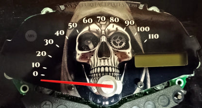 Honda Fury Faceplate Skull Steampunk Mechanical