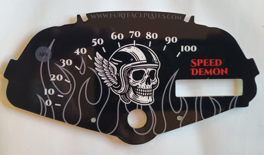 Honda Fury Faceplate Speed Demon with Flames