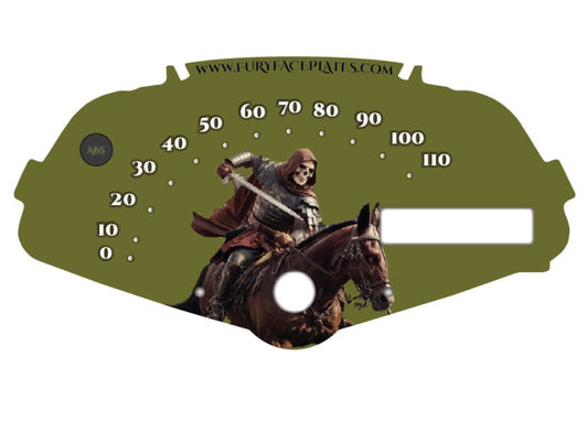 Honda Fury Faceplate Skull Gladiator 2024 Adventure Green