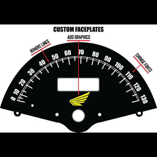 Custom Honda VTX1300 Faceplate