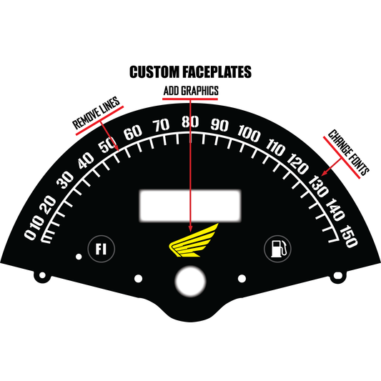 Custom Honda VTX1800 Faceplate