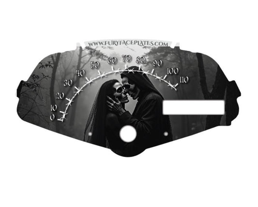 Honda Fury Faceplate Skulls Bride and Groom ABS or Non ABS