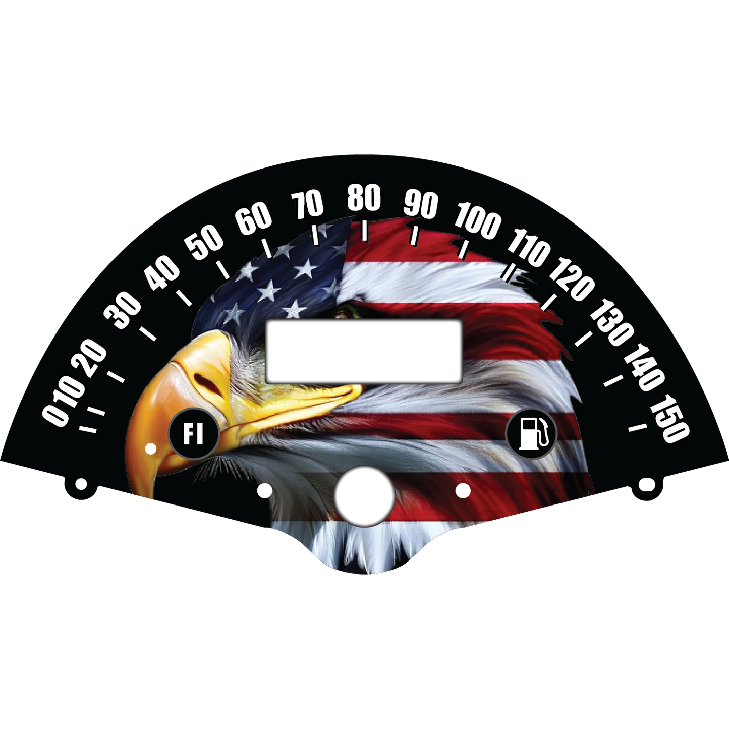 Honda VTX1800 Patriotic Eagle Faceplate Background
