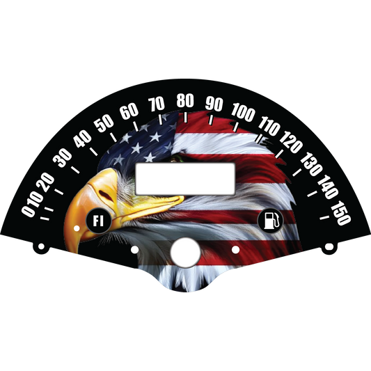 Honda VTX1800 Patriotic Eagle Faceplate Background