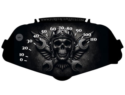 Fury Faceplate Skull with Wrench Crossbones
