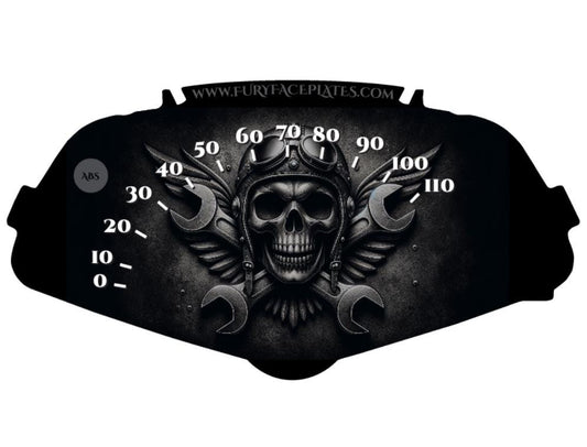 Fury Faceplate Skull with Wrench Crossbones