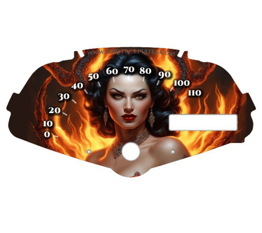 Honda Fury Faceplate Lady Fire