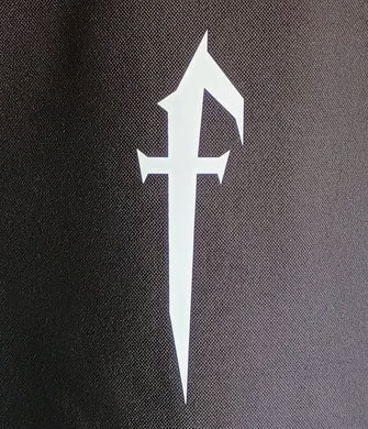 Biker Vest w/ Green Stitching Fury Nation Logo