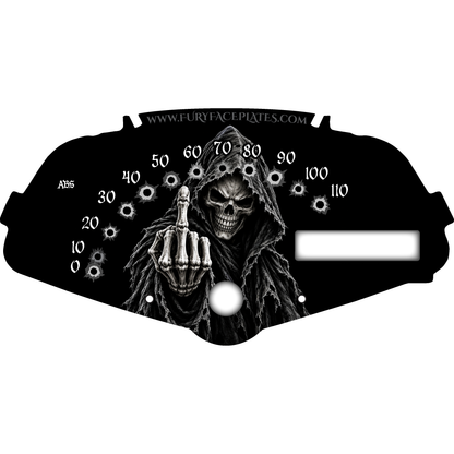 Honda Fury Faceplate Skull Middle Finger