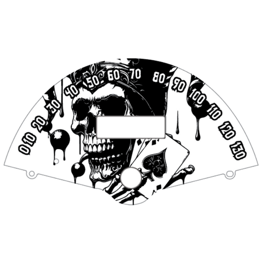 Honda VTX1300 Joker Ace of Spades Speedometer Faceplate