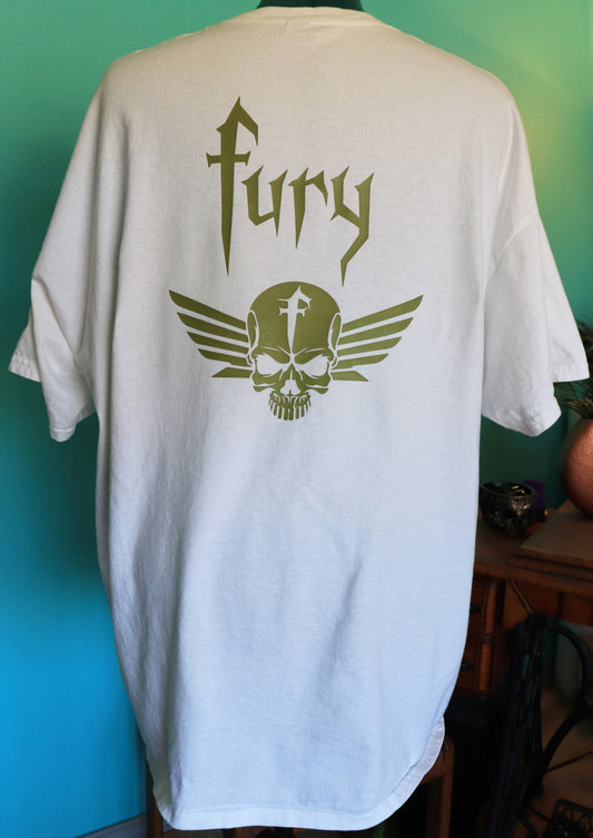 Honda Fury White Shirts - Green